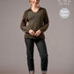 Knitting Pattern 6558 - Sweater & Cardigan in Firefly Aran