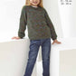 Knitting Pattern 6627 - Cardigan & Sweater in Firefly Aran