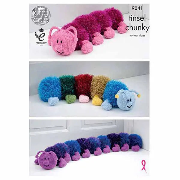 Knitting Pattern 9041 - Centipides in Tinsel Chunky & DK