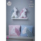Knitting Pattern 9087 - Unicorn & Cushion in Yummy Chunky