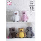 Knitting Pattern 9114 - Owls in Tinsel Chunky & DK