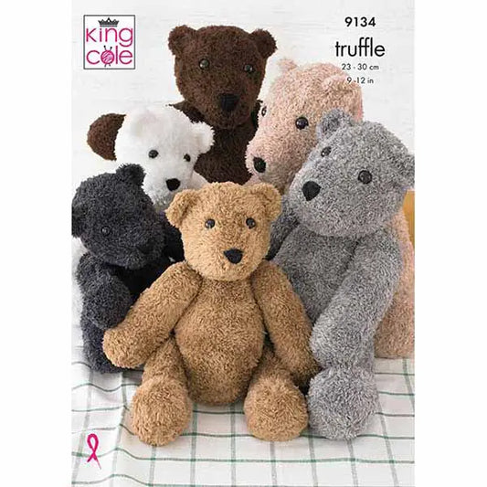 Teddies Knitted in Truffle DK