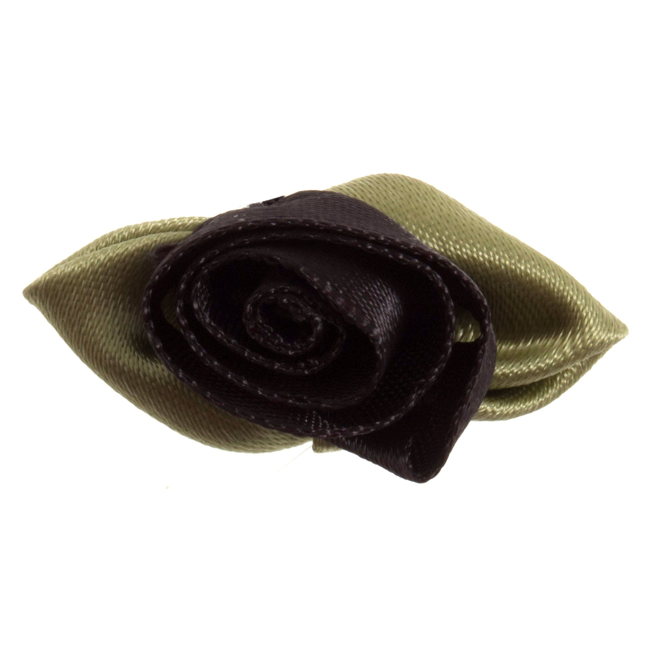 Ribbon Rose - Large with Green Leaves - Various Colours