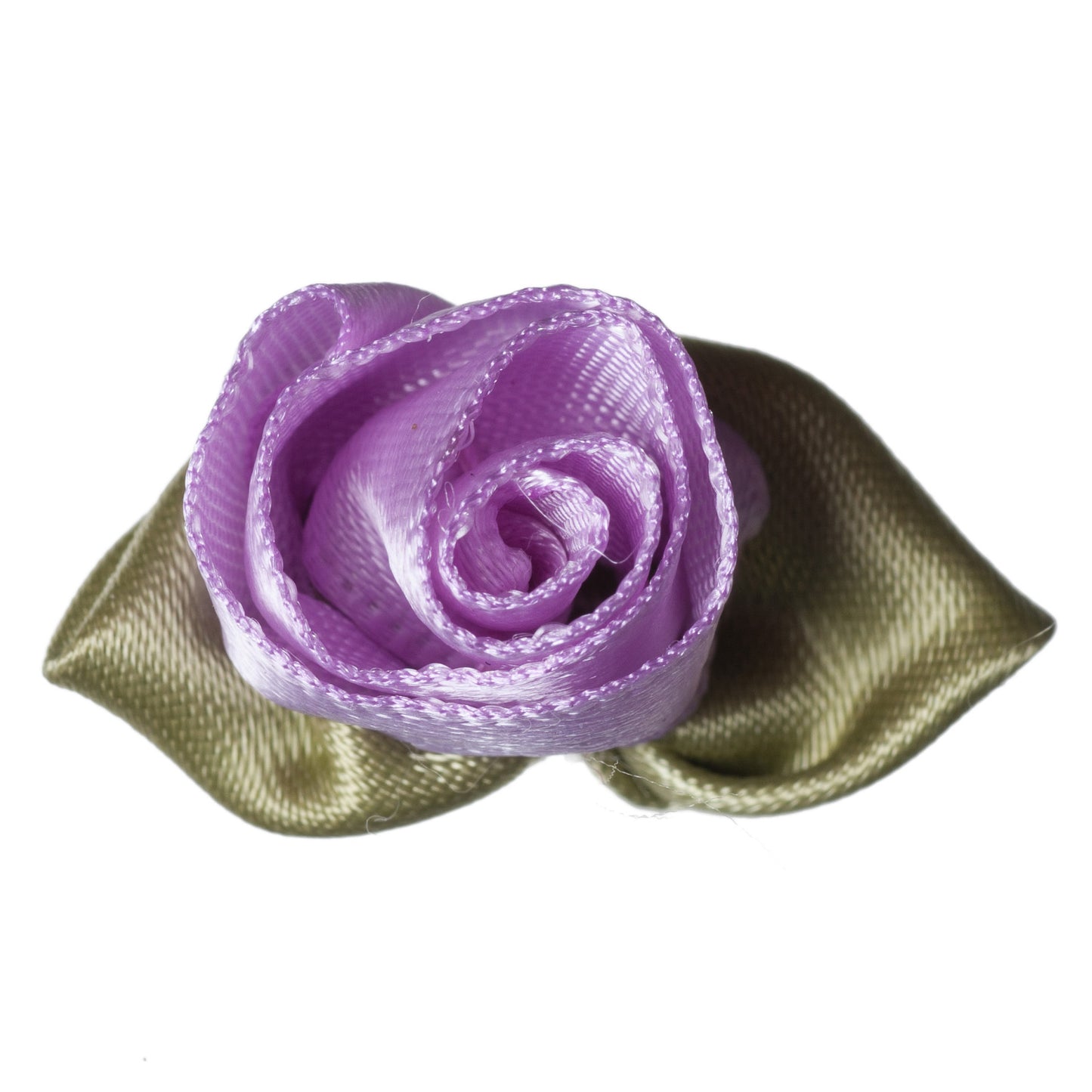 Ribbon Rose - Large with Green Leaves - Various Colours