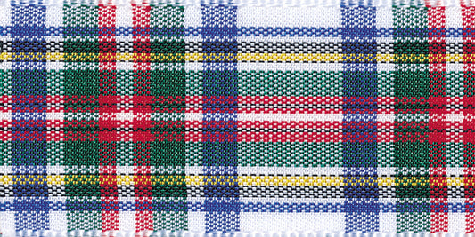 Tartan Polyester Ribbon - Dress Stewart - 2 Widths Avaialble