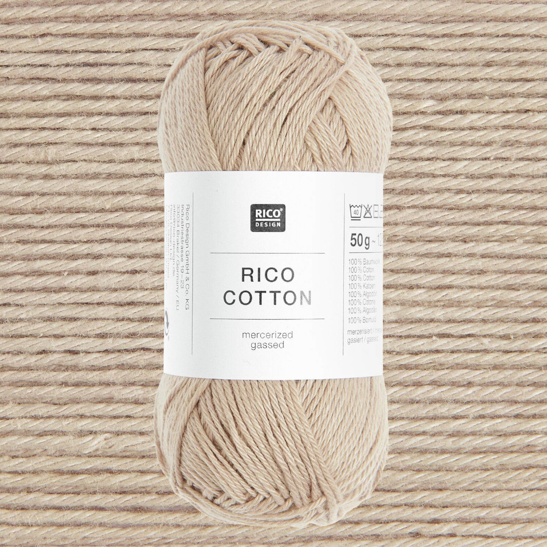 Rico Cotton 4 Ply 50g -  8 Colours Available