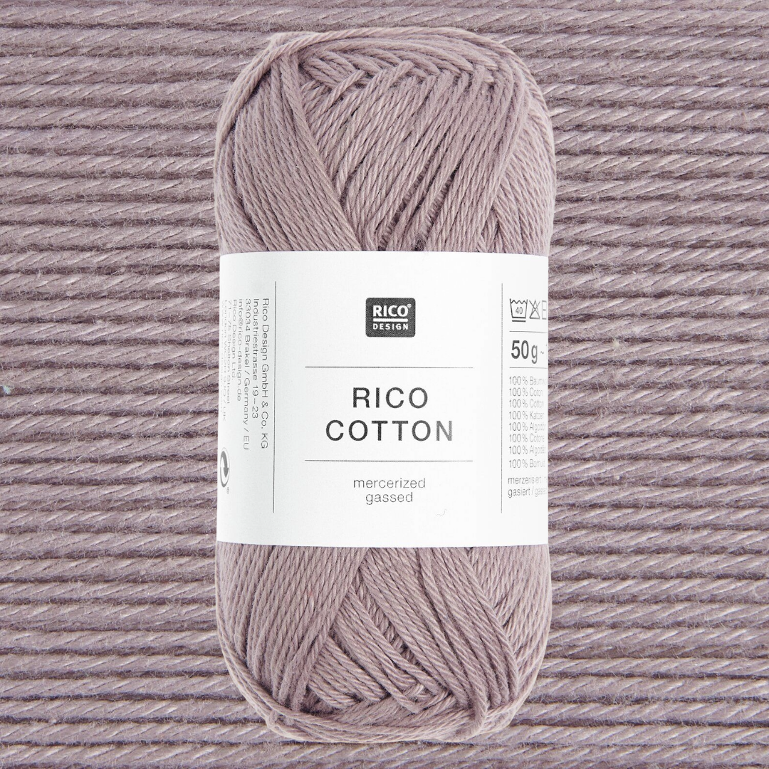 Rico Cotton 4 Ply 50g -  8 Colours Available