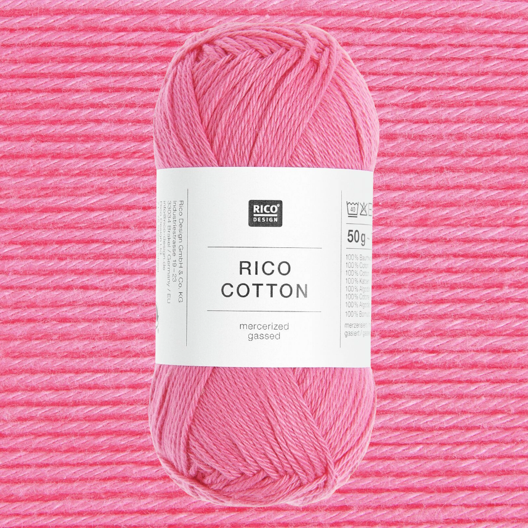 Rico Cotton 4 Ply 50g -  8 Colours Available