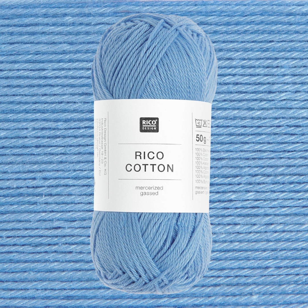 Rico Cotton 4 Ply 50g -  8 Colours Available