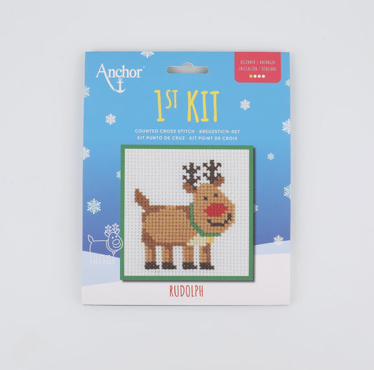 1st Kit - Cross Stitch - RUDOLPH
