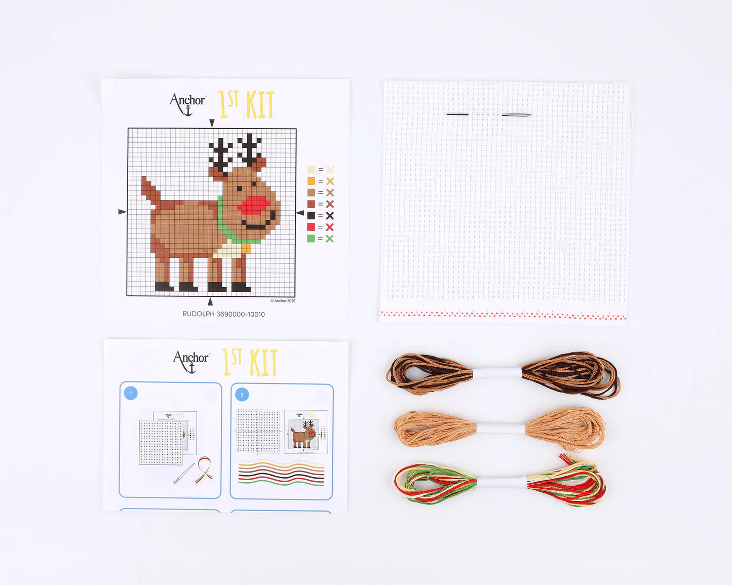 1st Kit - Cross Stitch - RUDOLPH