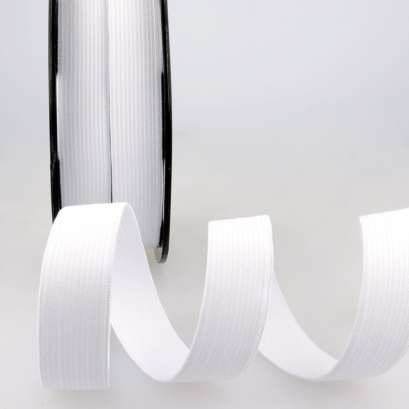 10mm Elastic - White