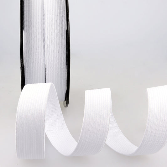 10mm Elastic - White