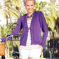 Knitting Pattern 7312 - Womans Cardigan in Cotton 4 Ply