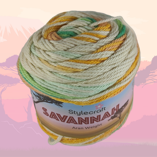 SAVANNAH ARAN 100g - More Colours Available