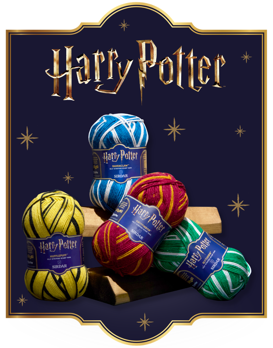 HARRY POTTER - Self-Striping Scarf Chunky Yarn