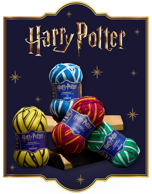 HARRY POTTER - Self-Striping Scarf Chunky Yarn