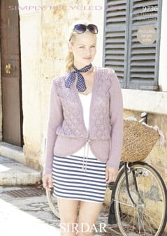 Knitting Pattern 9736 - Cardigan in Simply Recycled DK