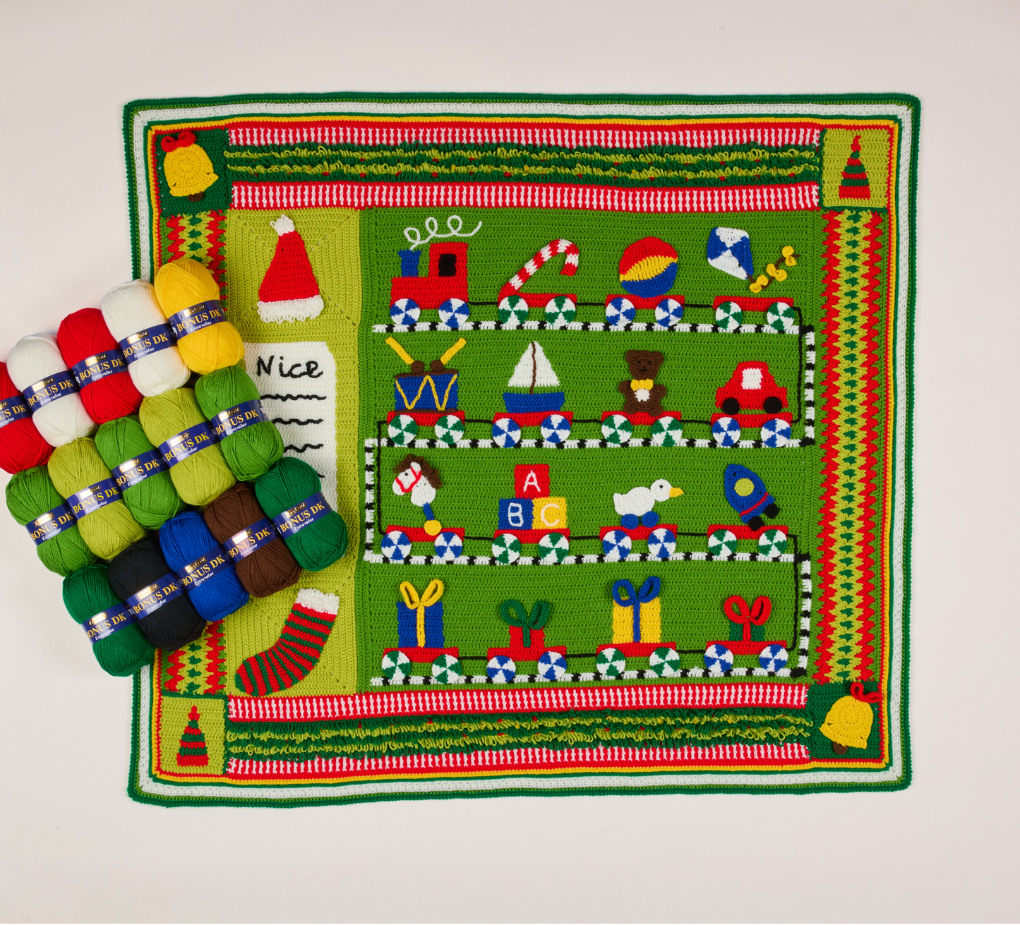 Sirdar Christmas Crochet Along 2025 - Santa's Workshop Blanket