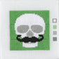 1st Kit - Long Stitch - SKULL WITH MOUSTACHE