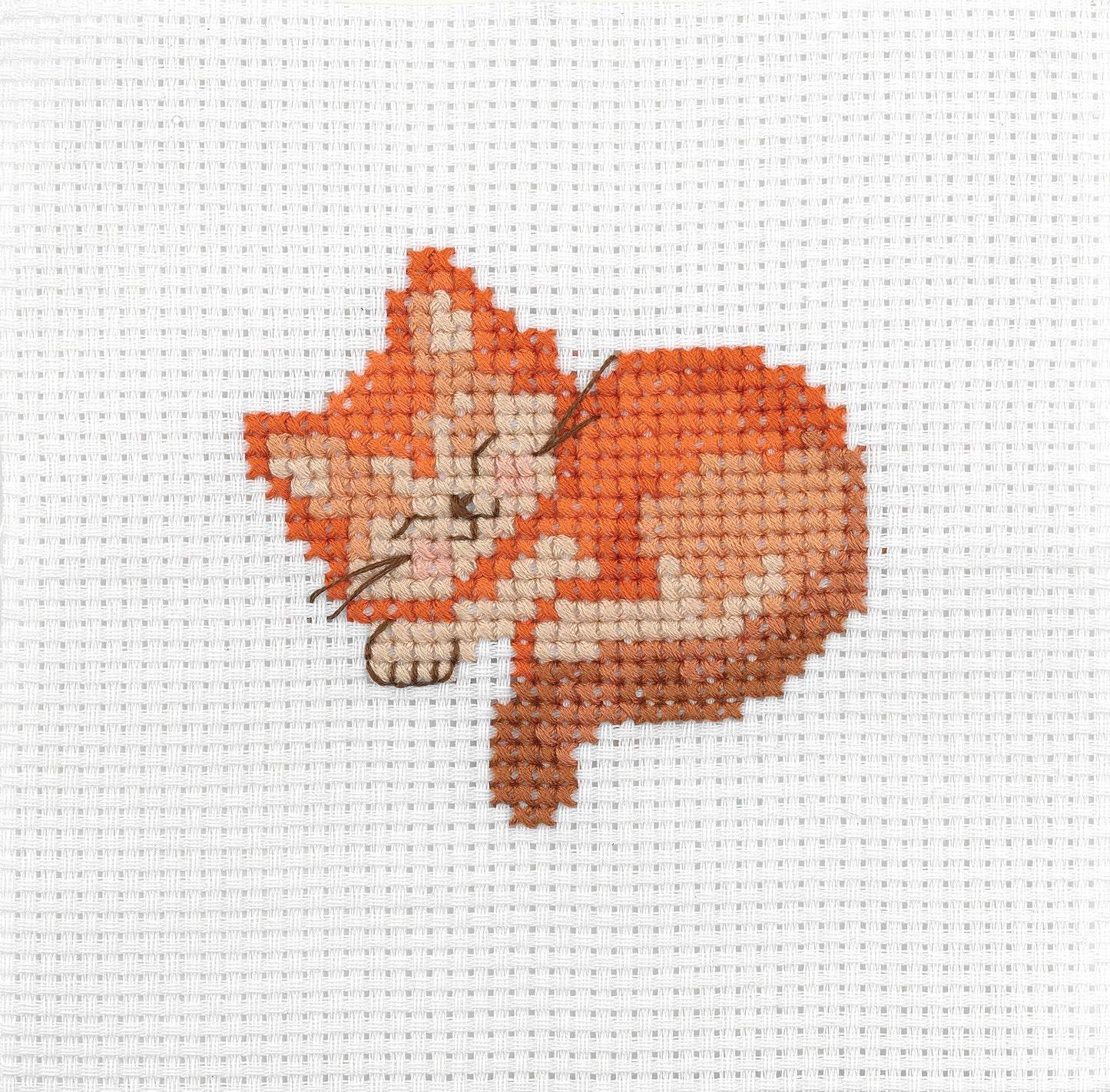 1st Kit - Cross Stitch - SLEEPY CAT