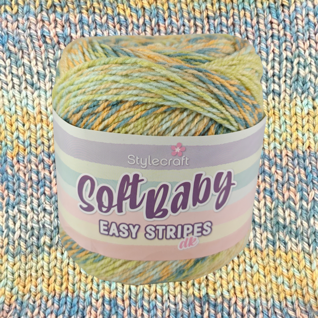 Soft Baby Easy Stripes DK - 8 Colours Available