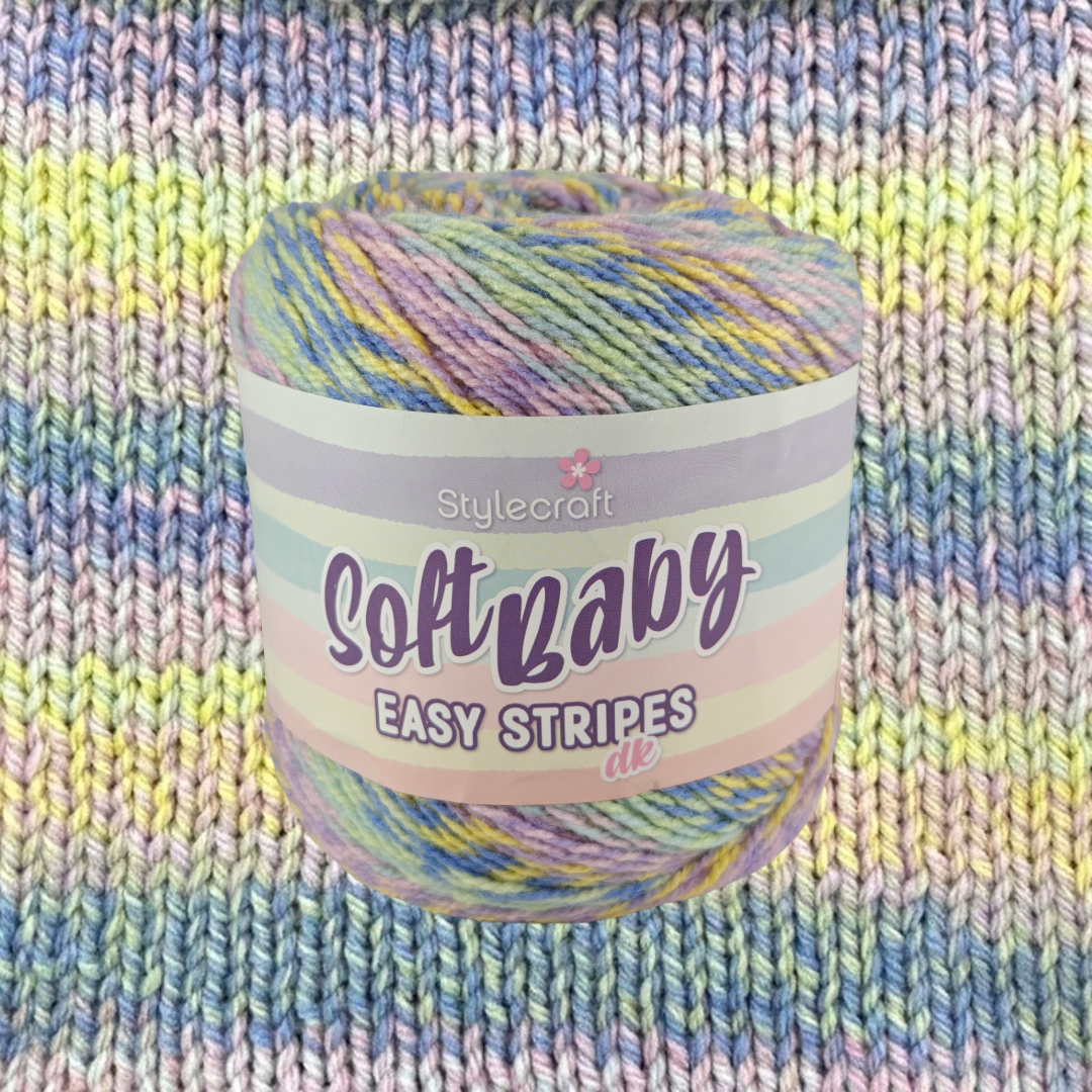 Soft Baby Easy Stripes DK - 8 Colours Available