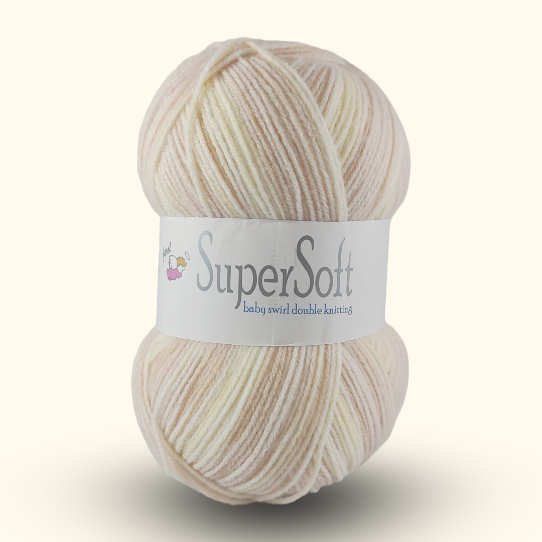 Supersoft Baby Swirl DK 100g - More Colours Available