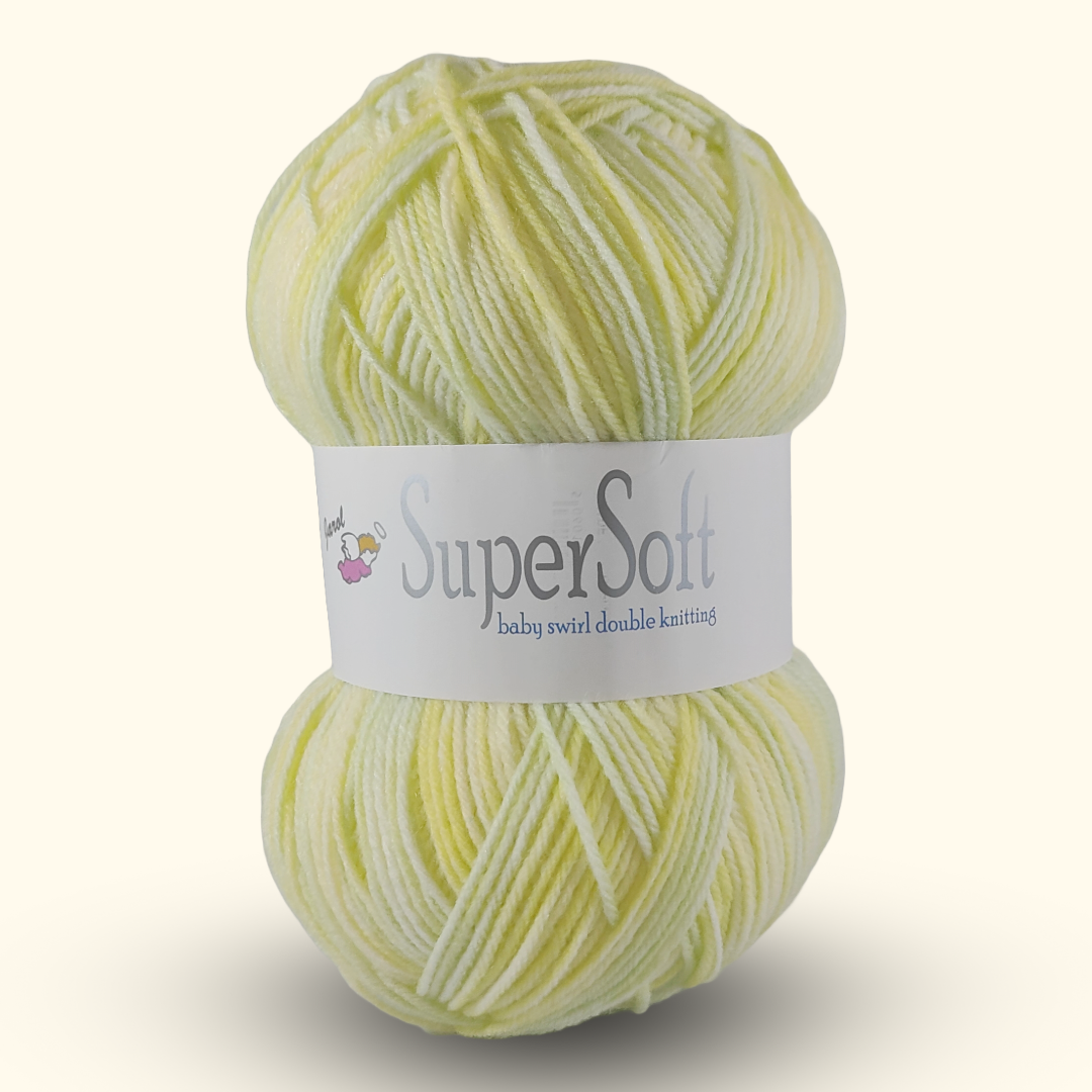 Supersoft Baby Swirl DK 100g - More Colours Available