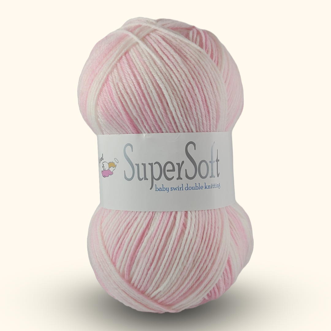 Supersoft Baby Swirl DK 100g - More Colours Available