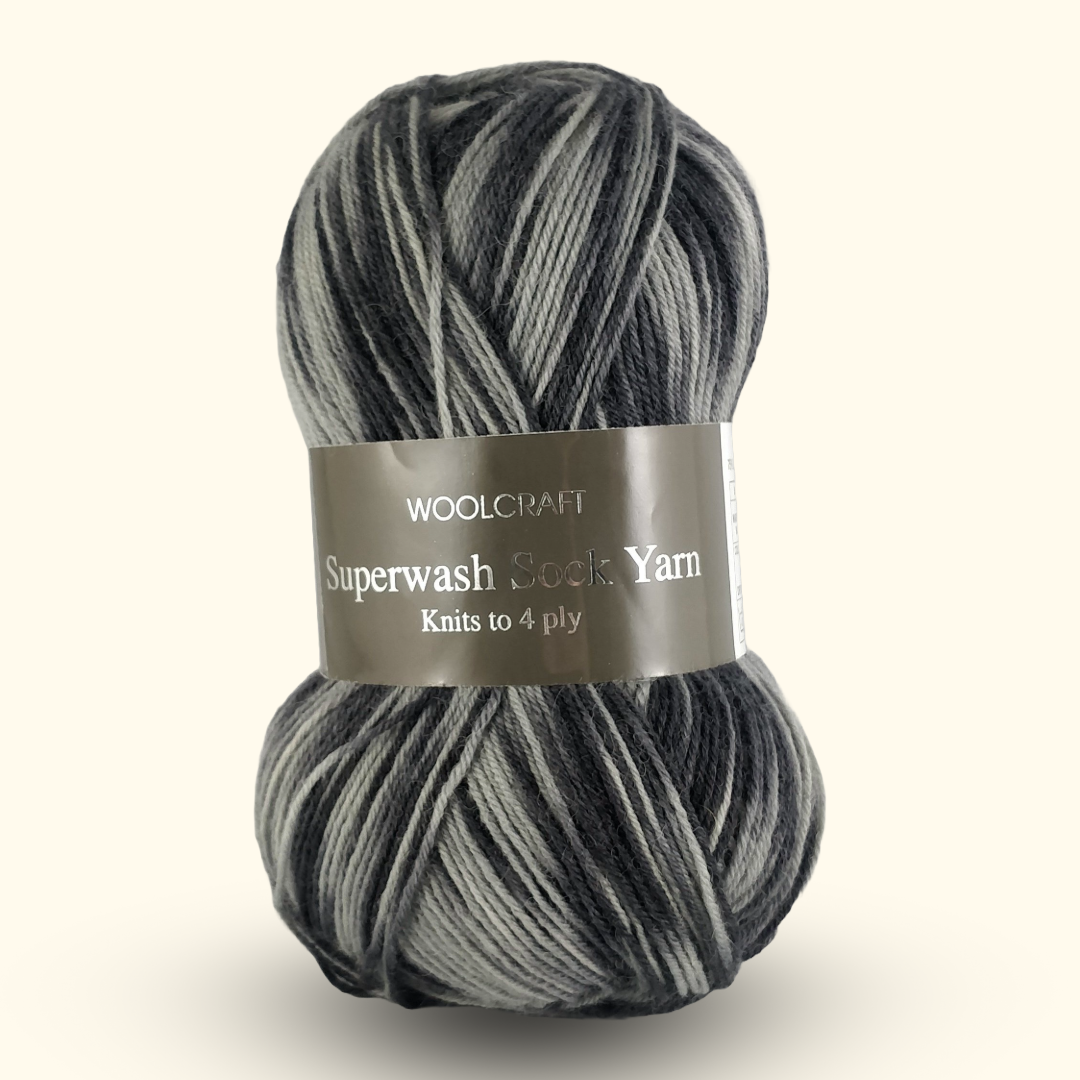 SUPERWASH SOCK WOOL 4PLY 100g - More colours available