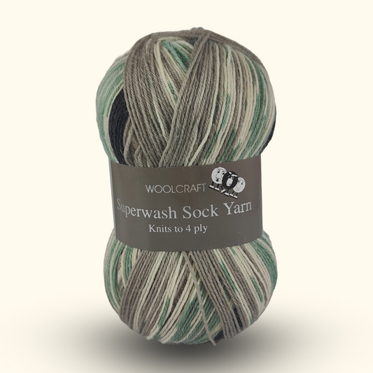 SUPERWASH SOCK WOOL 4PLY 100g - More colours available