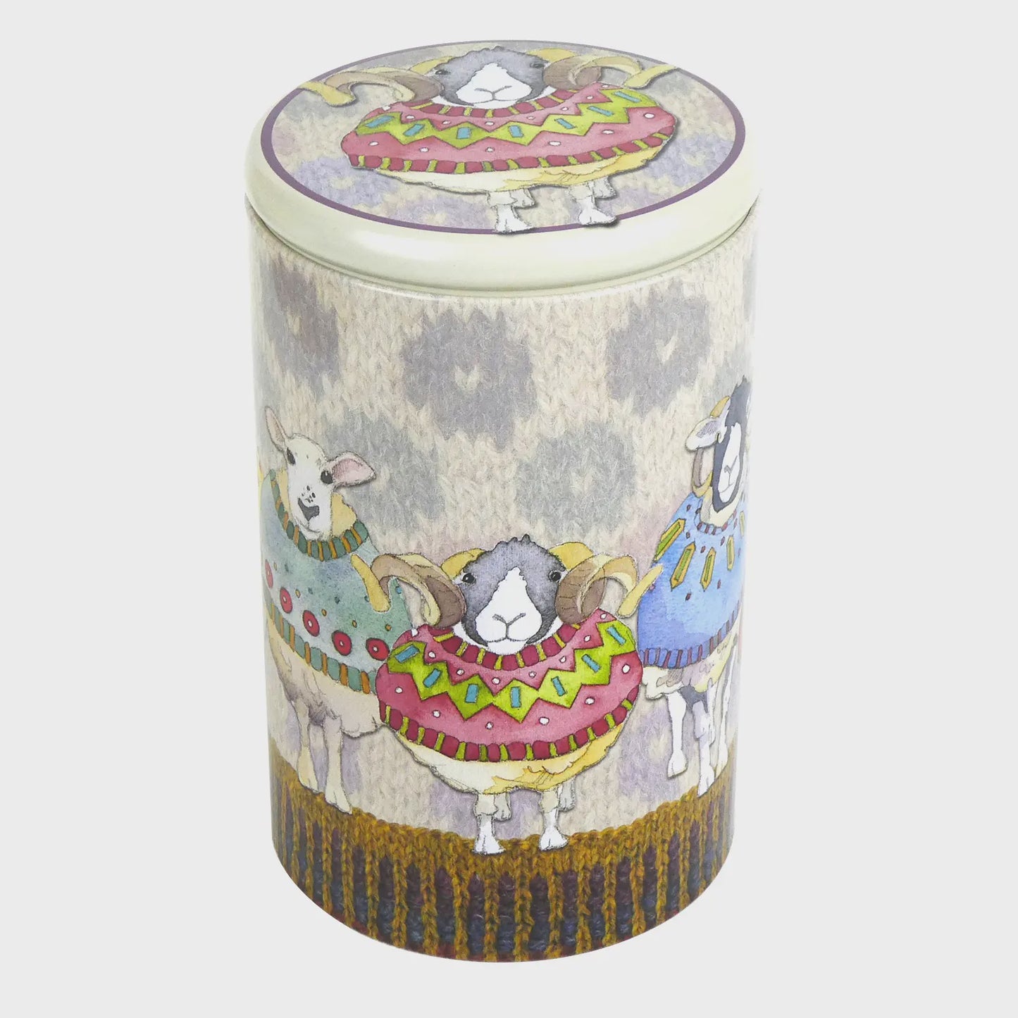 SHEEP IN SWEATERS - Tall Round Caddy