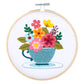 Embroidery Kit with Hoop - SPRING FLORAL