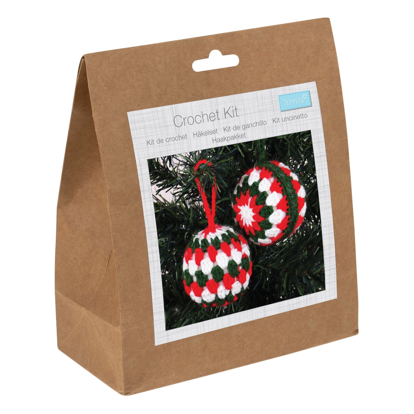 Christmas Baubles Crochet Kit