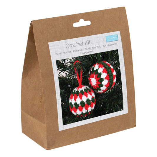 Christmas Baubles Crochet Kit