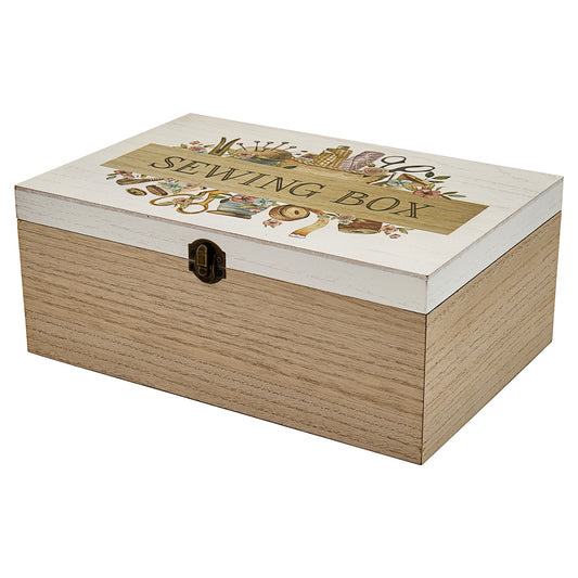 Wooden Sewing Box - Large