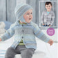 Knitting Pattern 4801 - Cardigan & Helmet in Snuggly Rascal DK