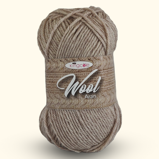WOOL ARAN - 100% WOOL - 100g - More colours available