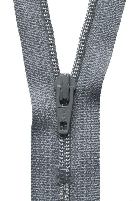 Nylon Dress & Skirt Zip - MID GREY - Various Sizes