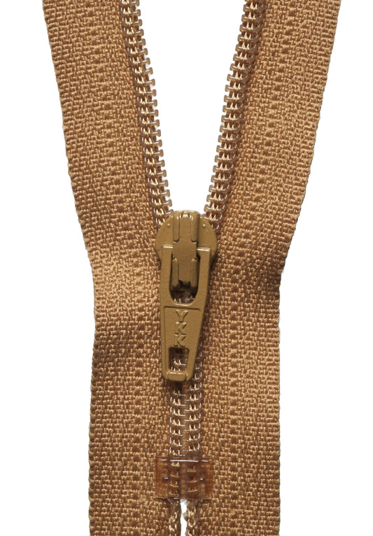 Nylon Dress & Skirt Zip - OLD GOLD (Col 508) - Various Sizes