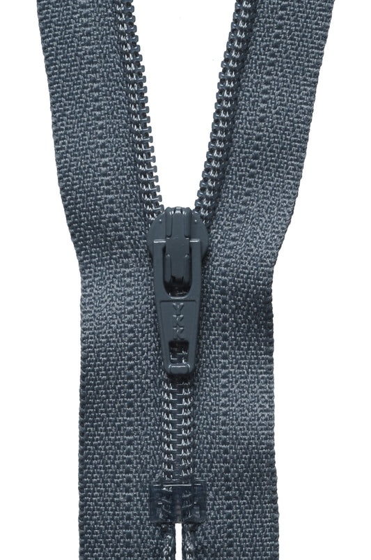 Nylon Dress & Skirt Zip - DARK GREY  (Col 578) - Various Sizes