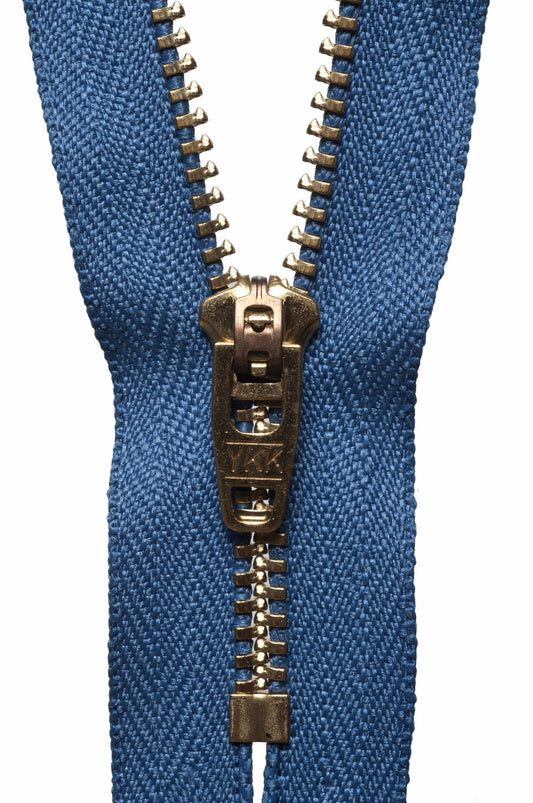 Brass Jeans Zip - SLATE BLUE (Col 145) - Various Sizes