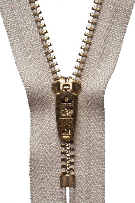 Brass Jeans Zip - BEIGE (Col 572) - Various Sizes