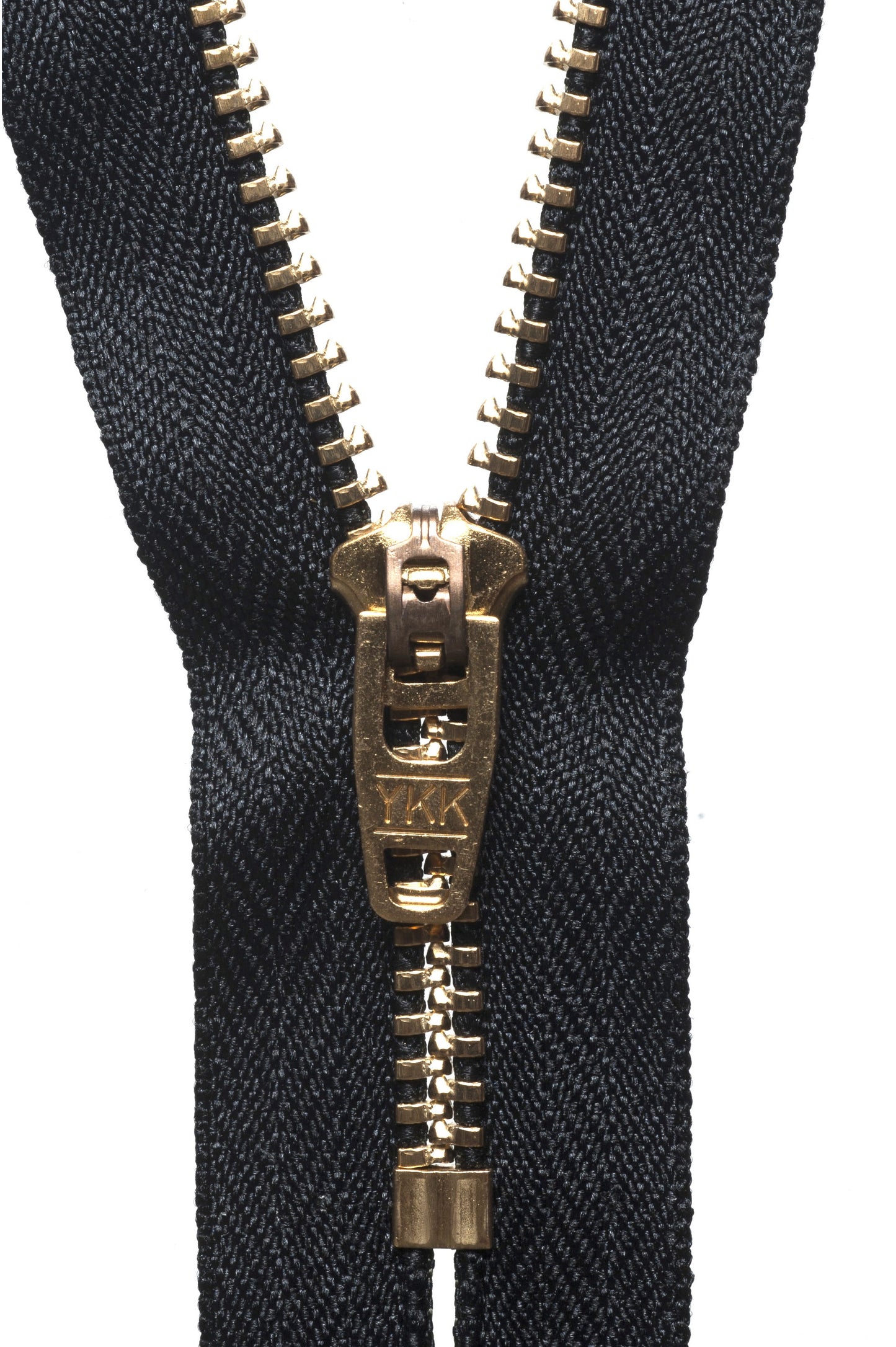 Brass Jeans Zip - BLACK (Col 580 ) - Various Sizes