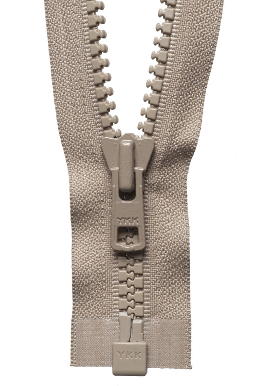 Heavyweight Open Ended Zip - FAWN - Various Lengths