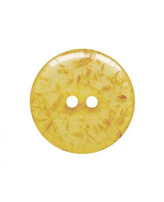 2 Hole Button - Speckled Yellow - 2 Sizes Available