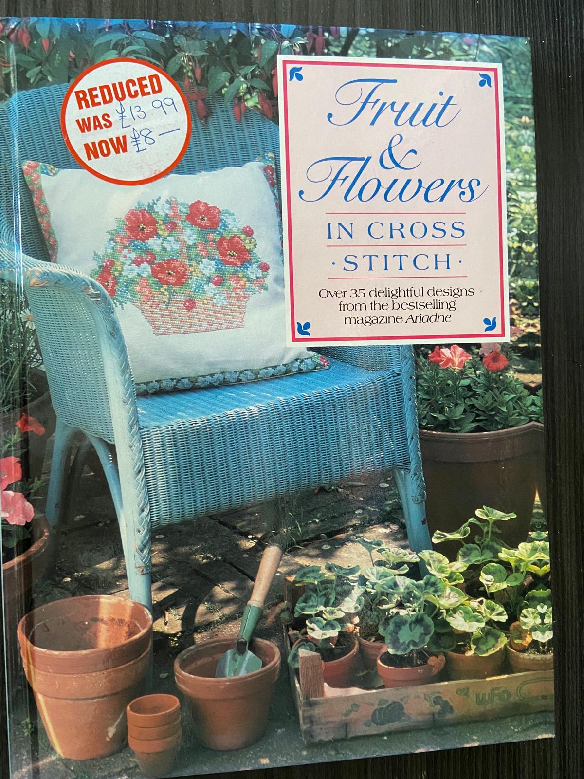 Fruit & Flowers Cross Stitch - Hardback