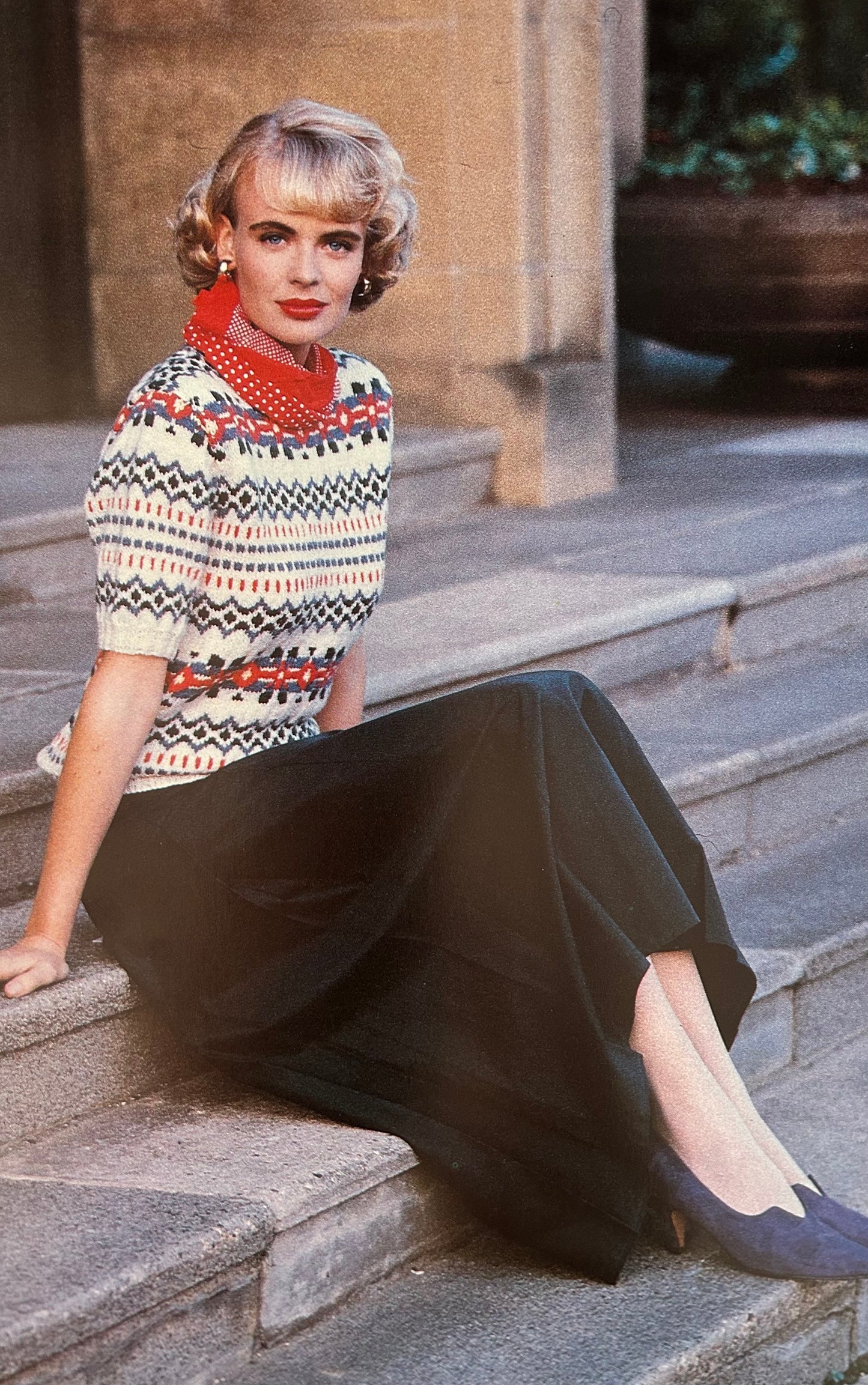 Knitting Pattern 3394 - Nostalgia Collection - Fairisle Sweater in DK