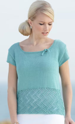 Knitting Pattern 7498 - Tops in Cotton DK
